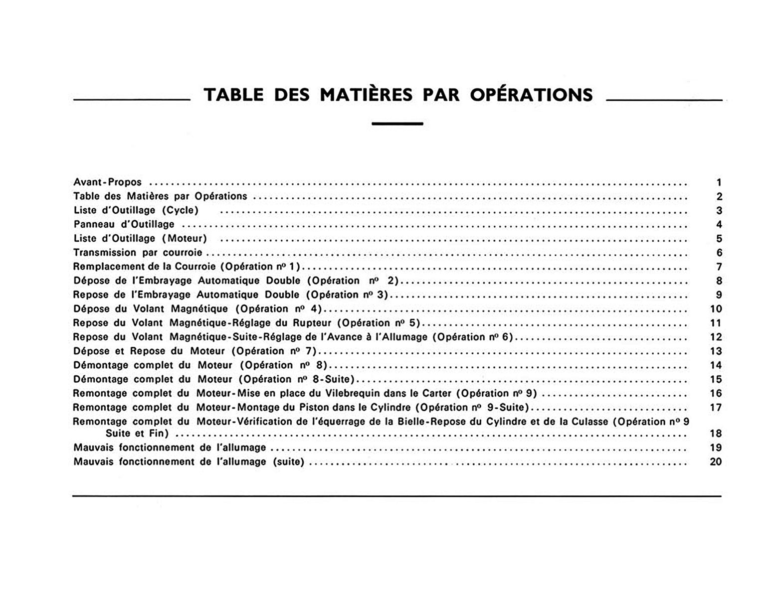 Manuel général de réparation — page 3